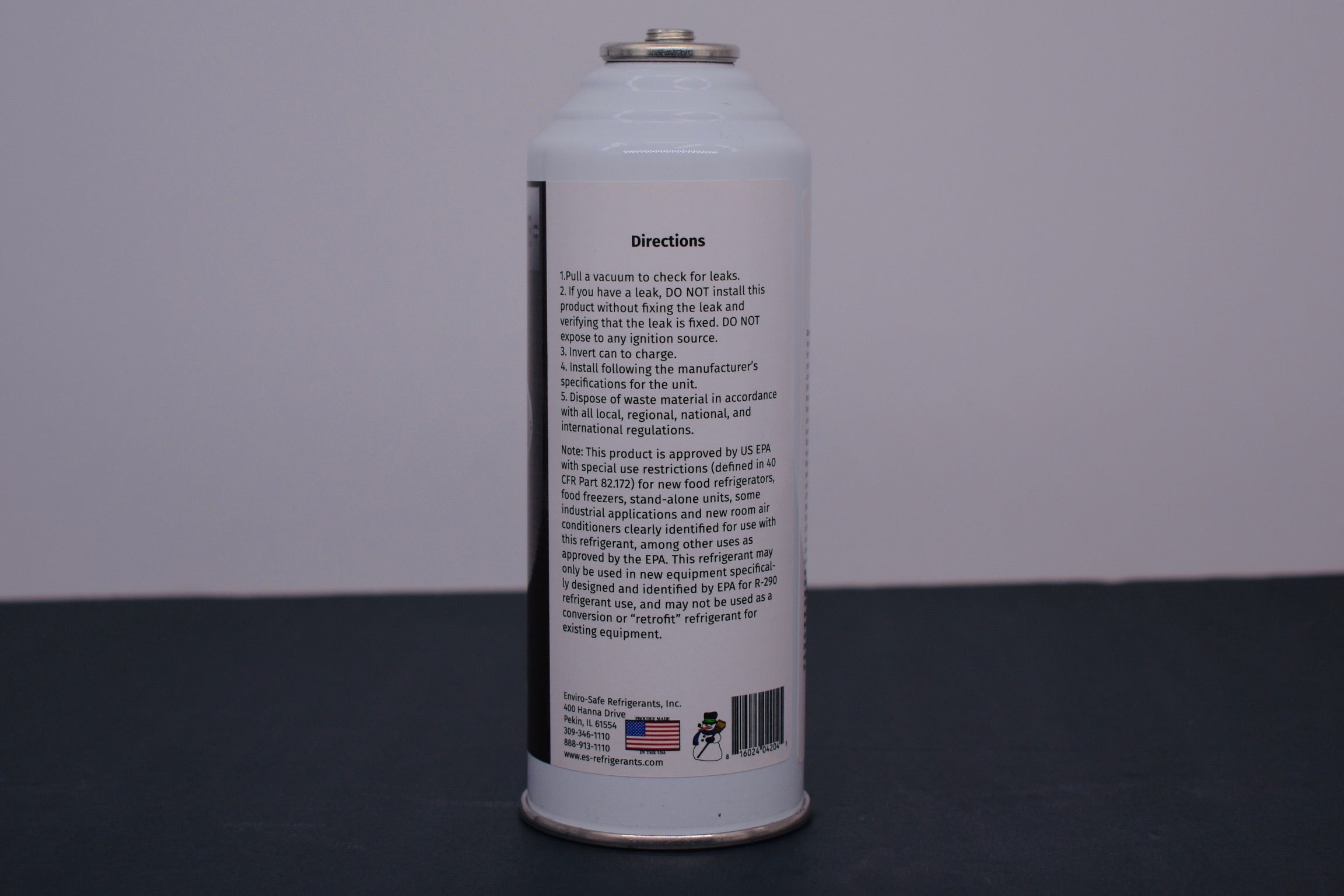 R290 Refrigerant – 8oz Can with Piercing Valve | 3-Can Pack | EPA Approved Hydrocarbon