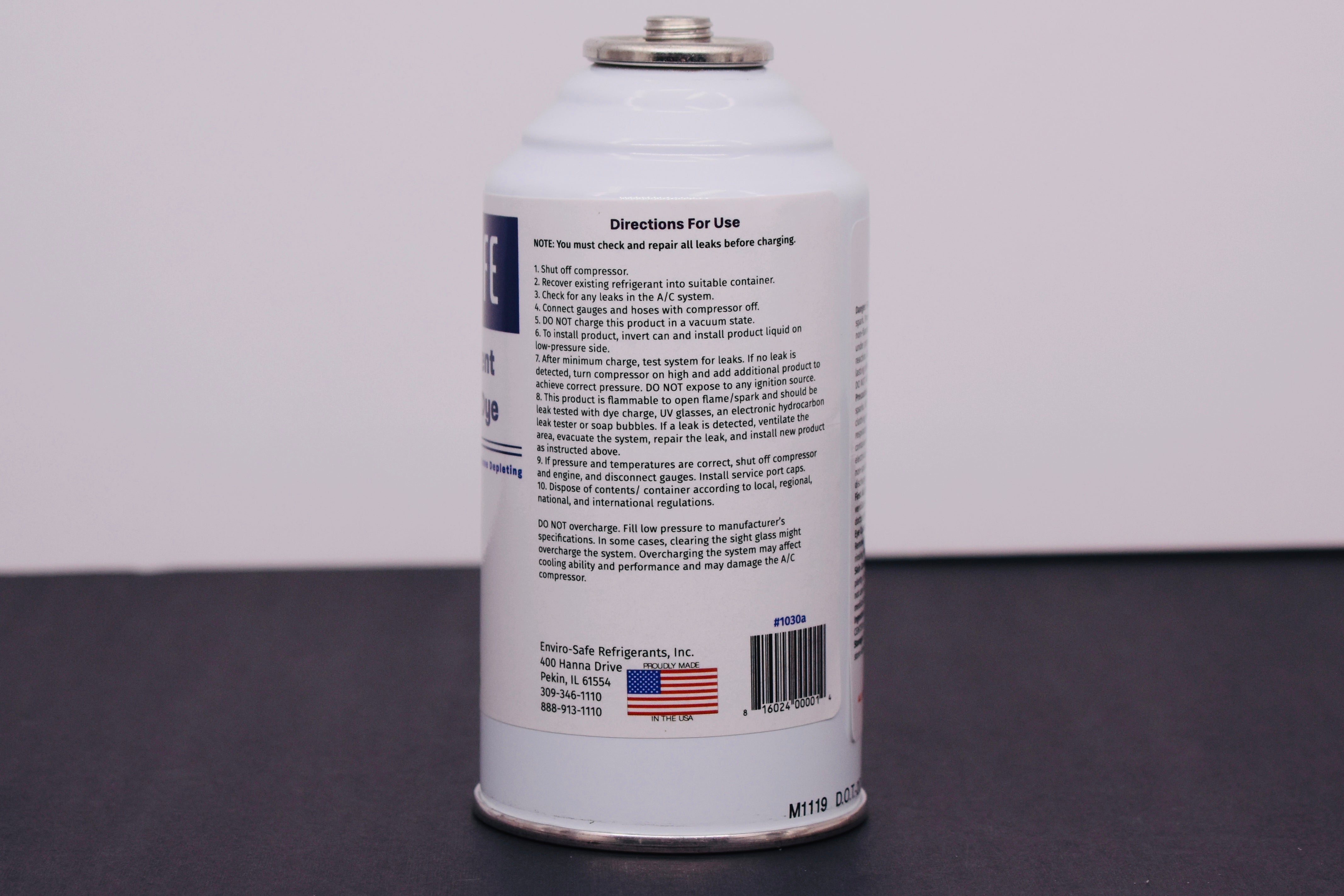 R134a Replacement Refrigerant with Dye – 12 × 6 oz Cans – Eco-Friendly A/C Recharge & Leak Detection