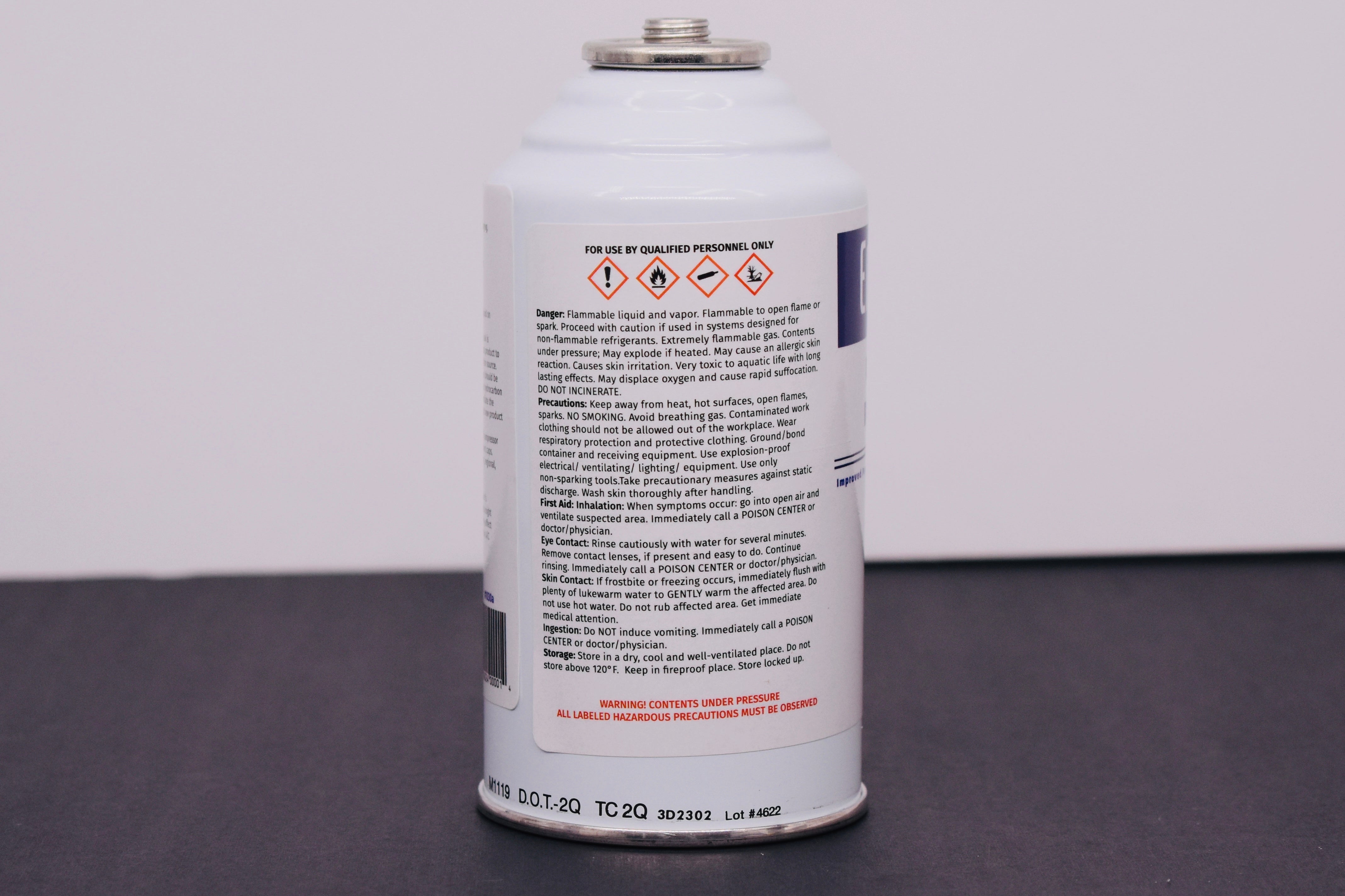 R134a Replacement Refrigerant with Dye – 4 × 6 oz Cans – Eco-Friendly A/C Recharge & Leak Detection