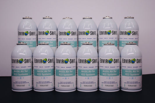 Arctic Air for R-22 Systems – 12 × 4 oz Cans – AC Booster & Drying Agent – Delivers Colder Air, Reduces Moisture, Extends System Life
