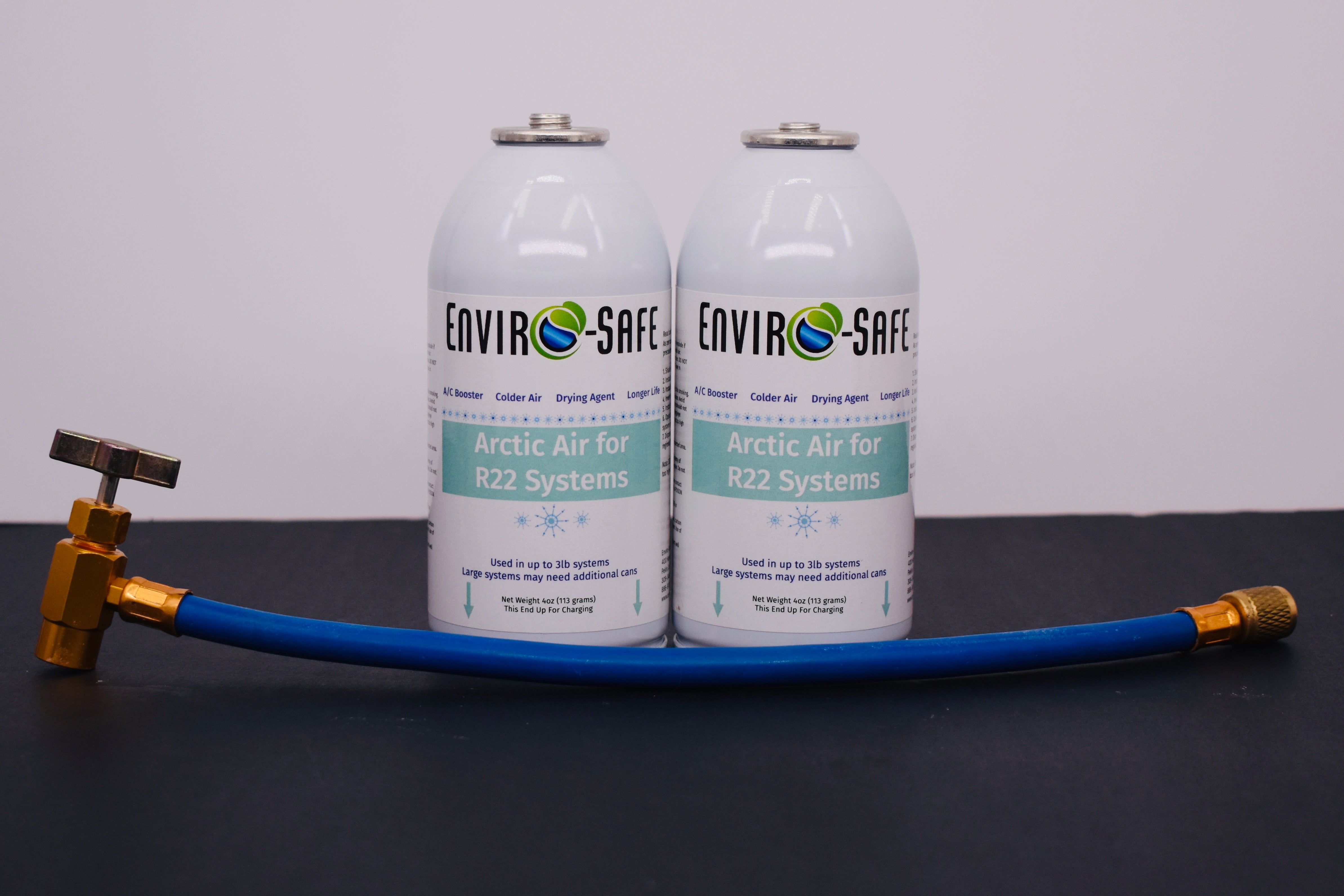 Arctic Air for R-22 Systems – 2 × 4 oz Cans – AC Booster & Drying Agent – Delivers Colder Air, Reduces Moisture, Extends System Life