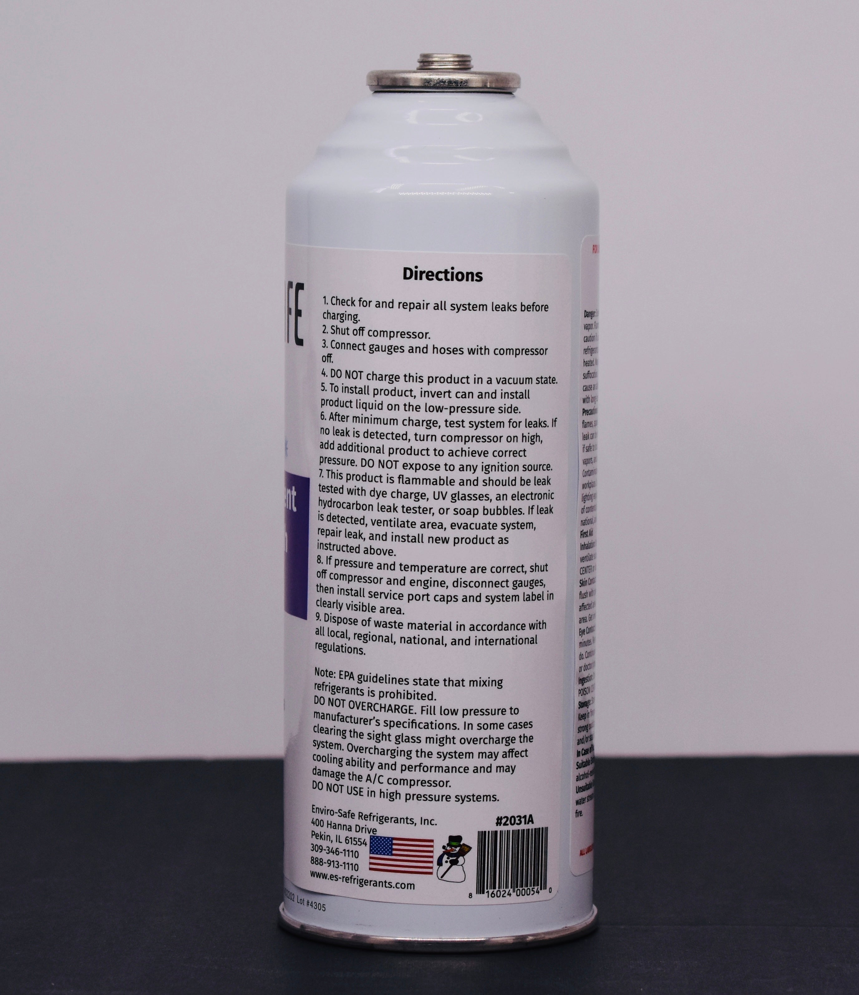 Enviro-Safe R134a Replacement Refrigerant with Stop Leak – 2 Can(s), 8 oz Each | Better Cooling, Lower Cost, Leak Protection